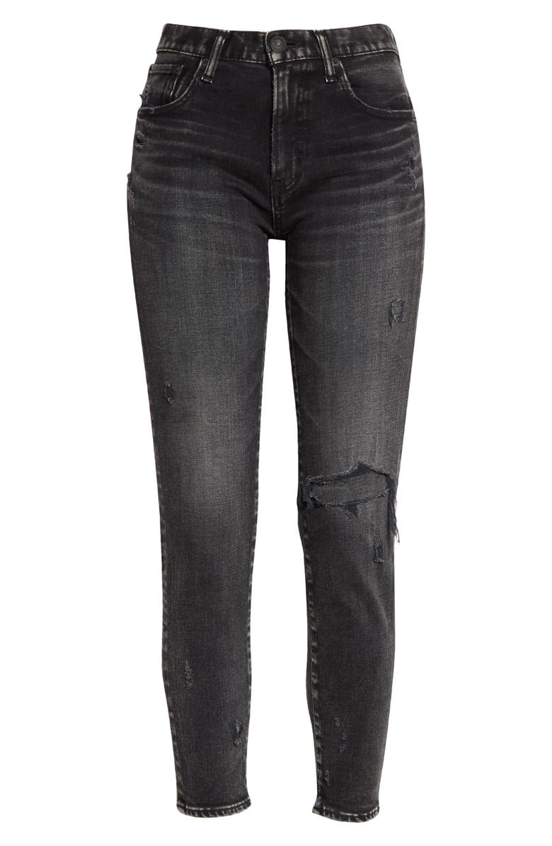 MOUSSY Lenwood Distressed Ankle Skinny Jeans, Alternate, color,