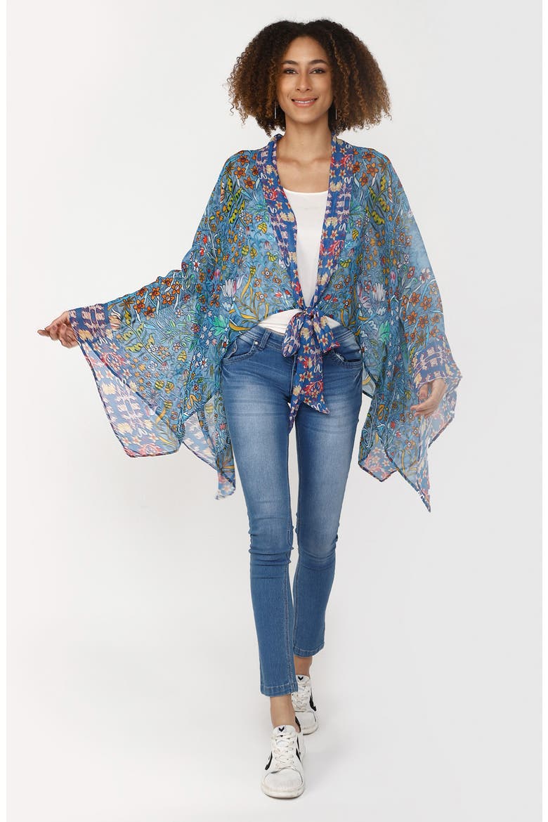 Floral Topper, Alternate, color, BLUE
