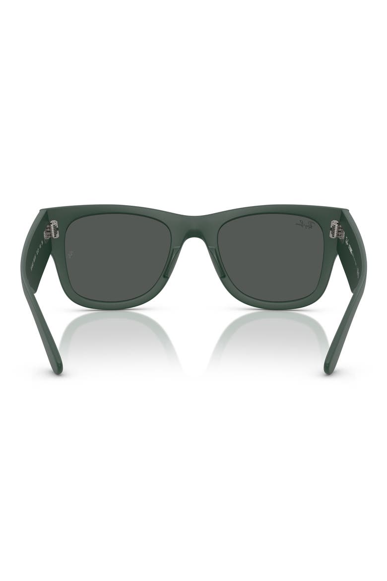 Mega Wayfarer Liteforce 52mm Square Sunglasses, Alternate, color, SAND GREEN DARK GREY