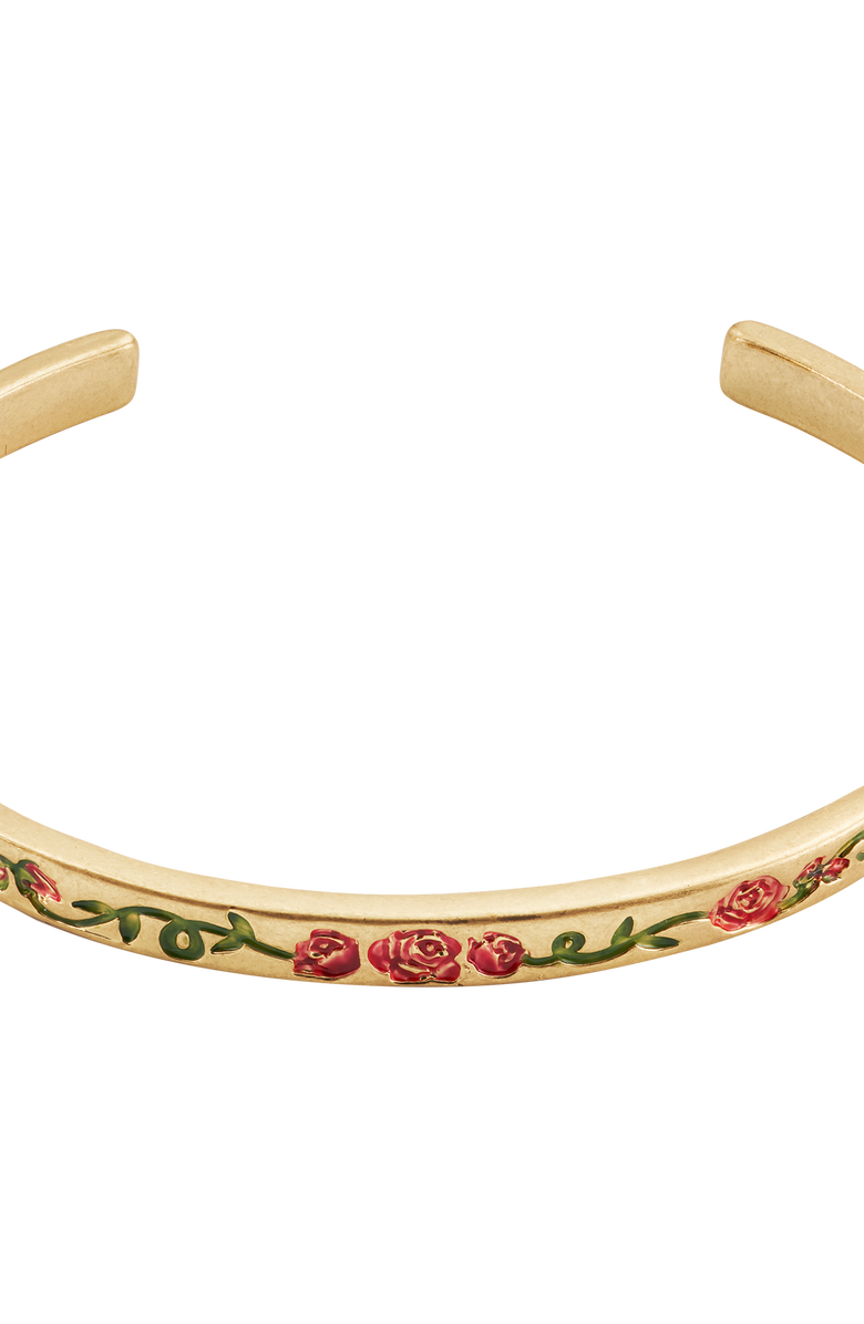 Fable England English Rose Gold Bangle, Alternate, color, Gold