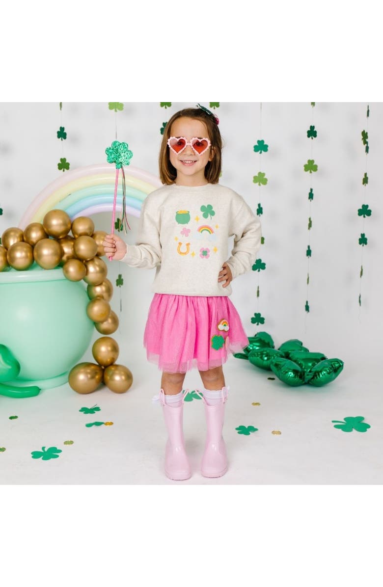 Sweet Wink Lucky Patch St. Patrick's Day Tutu, Alternate, color,