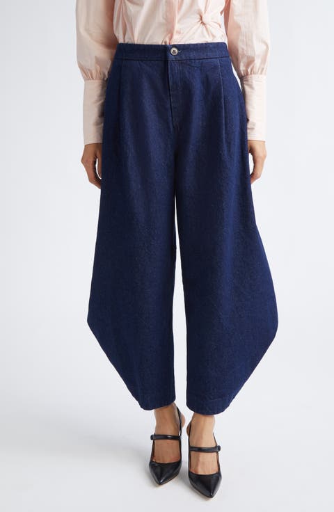 Ava Pleated Balloon Jeans