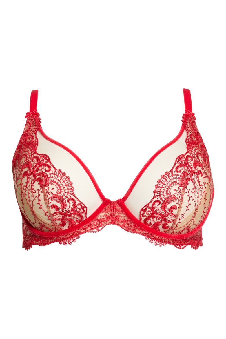 Nom de Plume Curve Underwire Bra, Alternate, color, FLAME