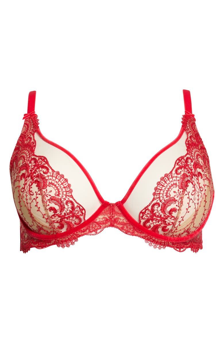 Dita Von Teese Nom de Plume Curve Underwire Bra, Alternate, color, Flame