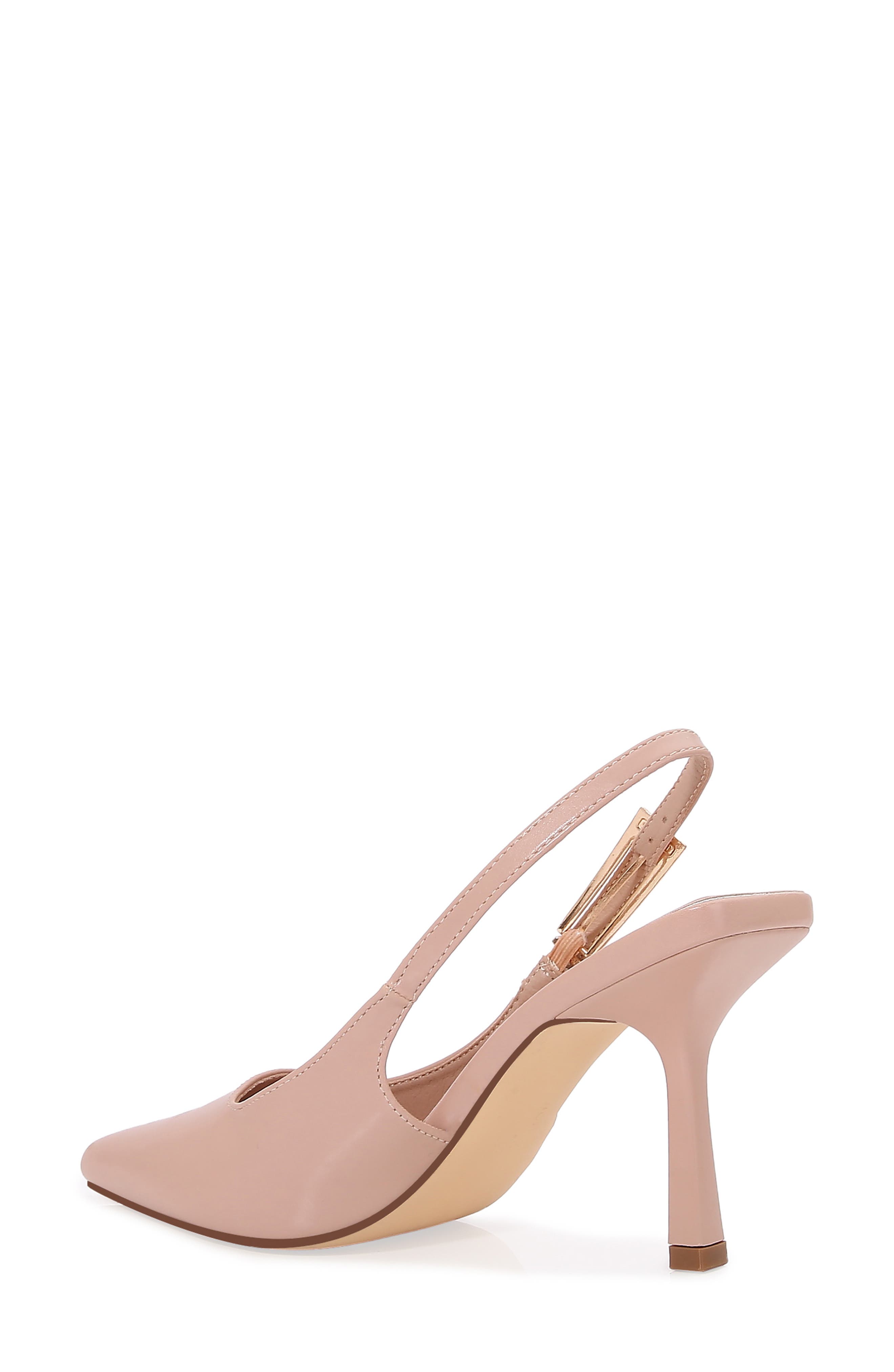 BERNESS Pointed Toe Slingback Pump, Alternate, color, Beige