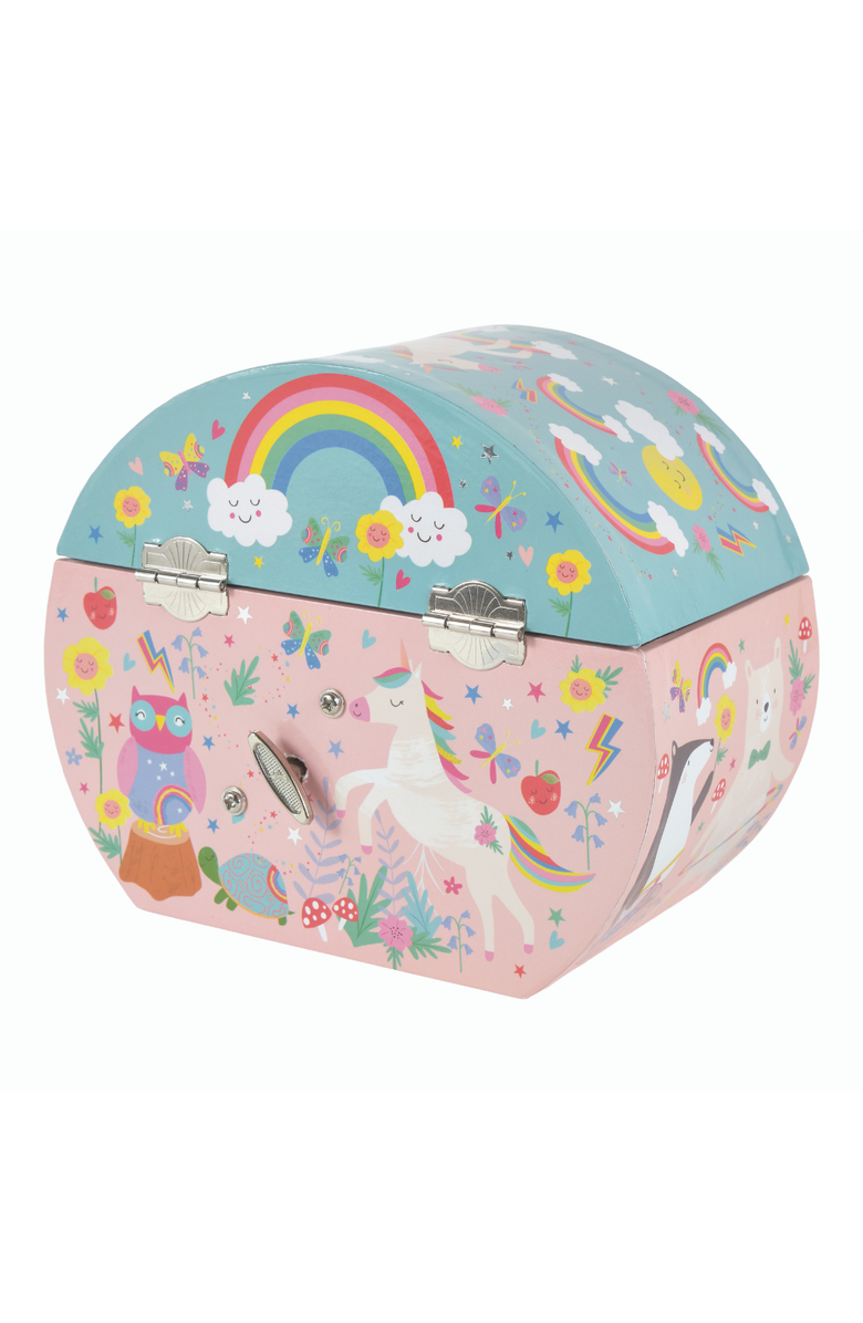 Floss & Rock Jewelry Box Rainbow Fairy Circular, Alternate, color, Rainbow Fairy