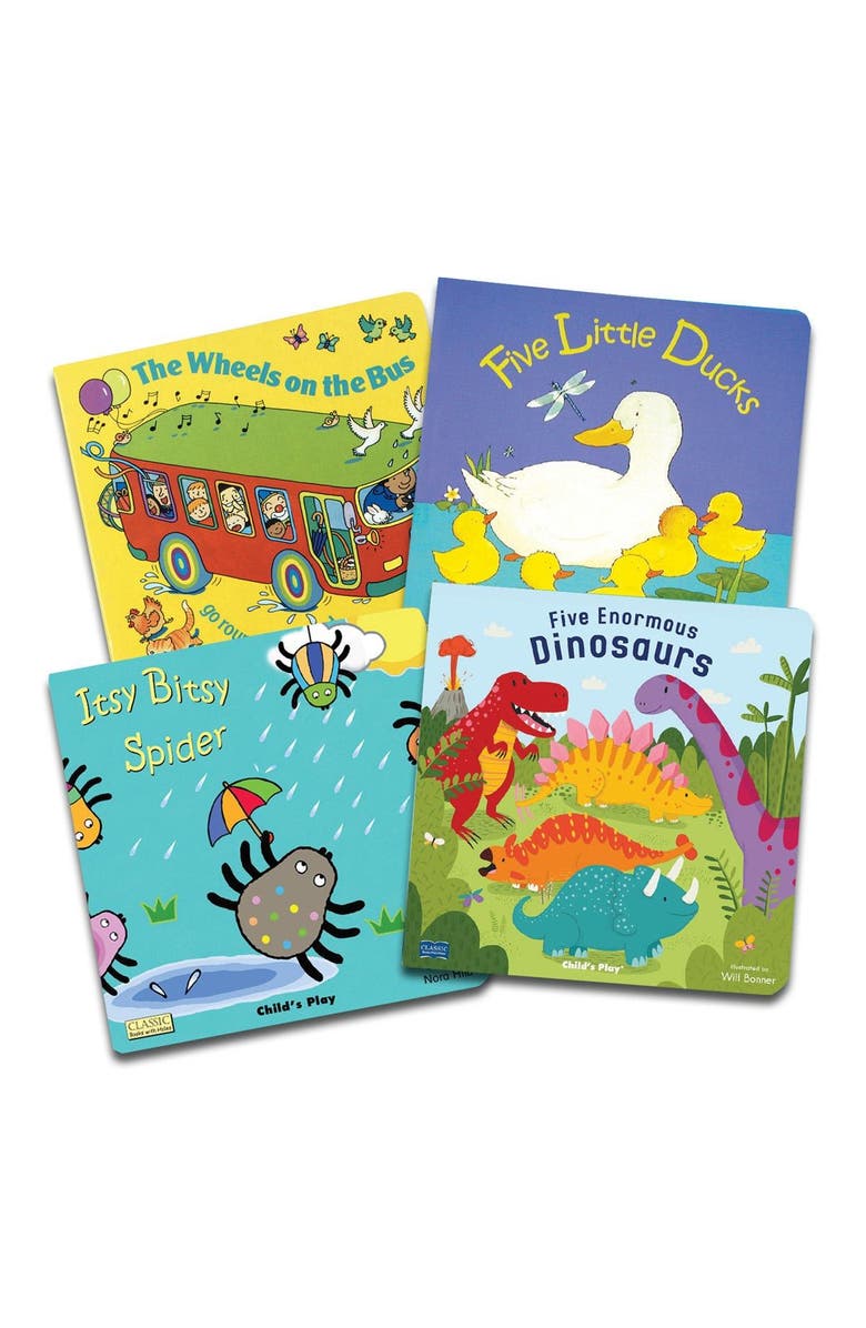 Kaplan Early Learning Company Classic Rhythms and Rhymes Board Books - Set of 8, Alternate, color, Multicolored