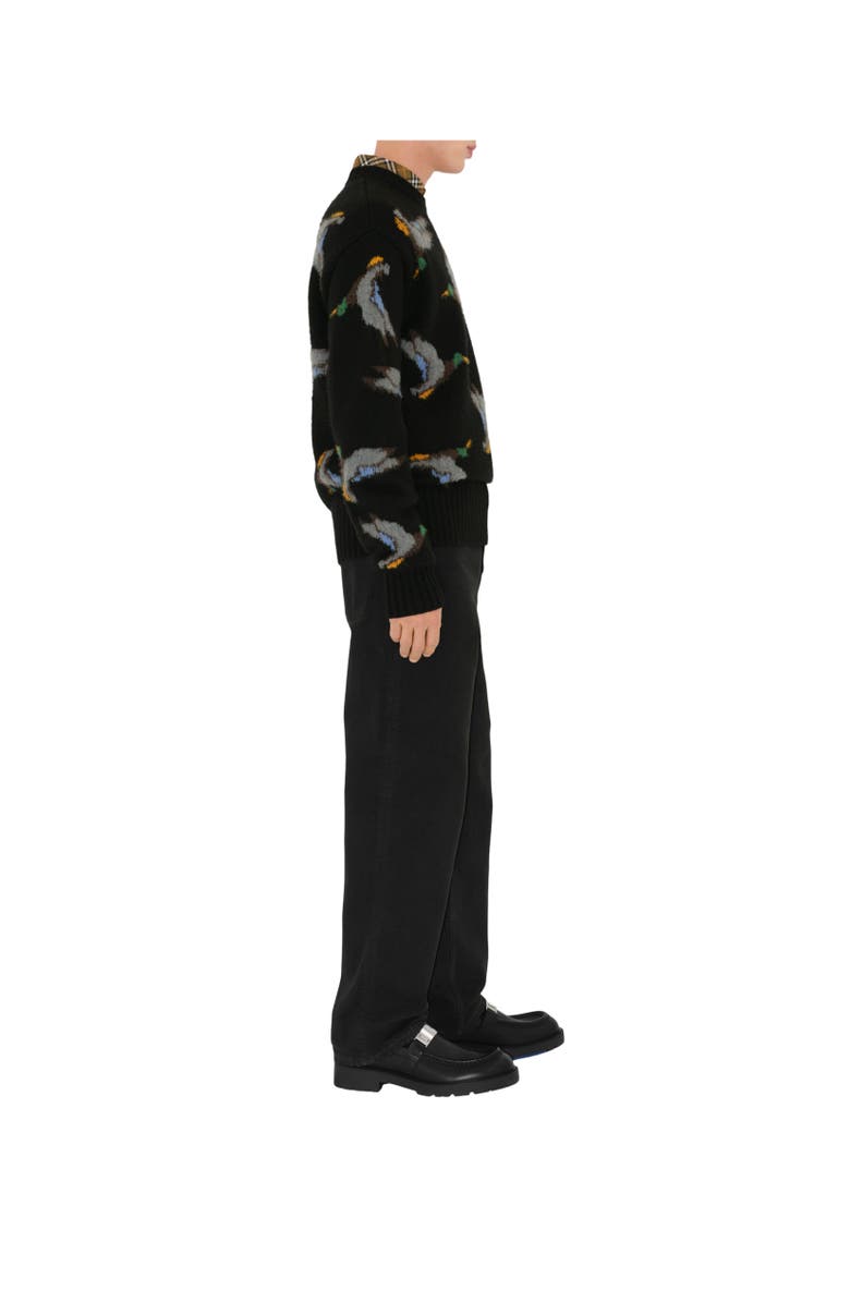 Burberry Duck Wool Sweater, Alternate, color, 