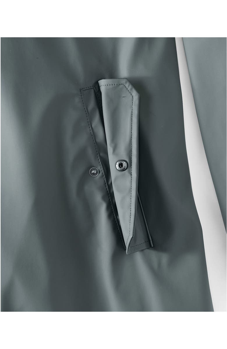 Lands' End Squall Rain Slicker Coat, Alternate, color, Evening Forest