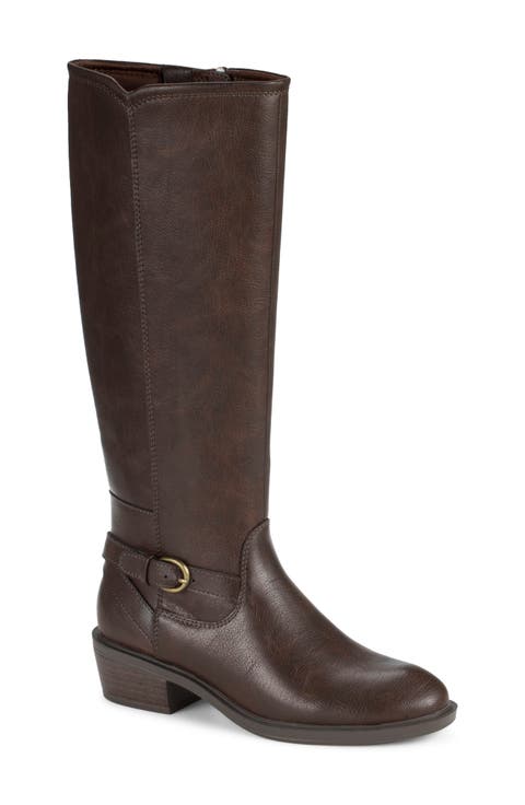 Natara Faux Leather Riding Boot