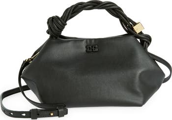 トートバッグ Ganni Bou Crossbody bag - Ganni - Leather - Black Black Black Small GANNI Bou Bag | GANNI US