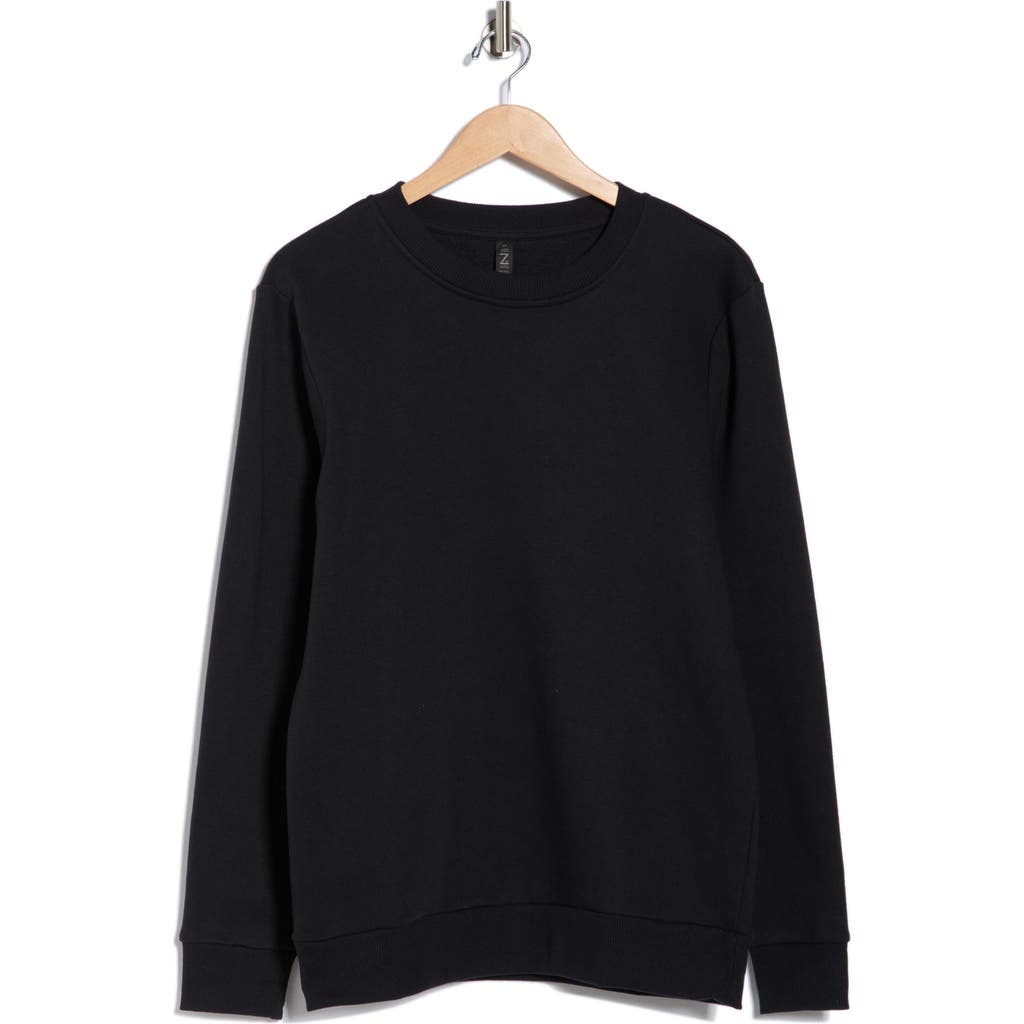 Z By Zella Freeform Fleece Sweatshirt In Black