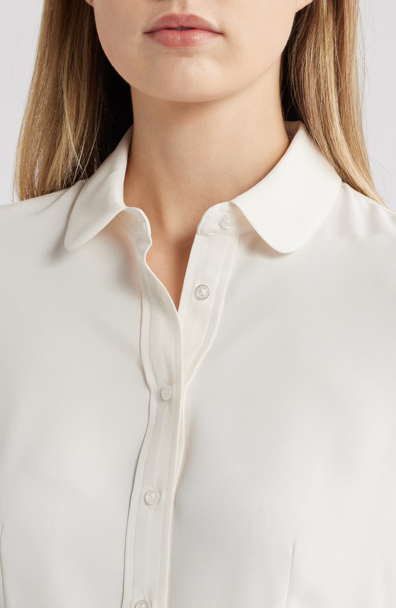 Anne Klein Front Button Shirt, Alternate, color, 