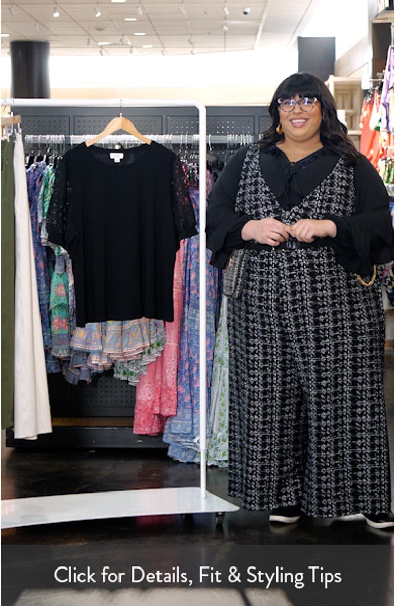 Lace Puff Sleeve T-Shirt, sales video thumbnail