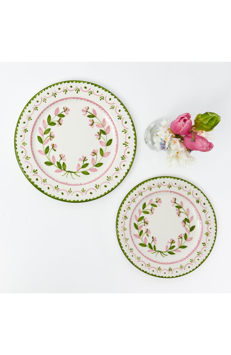 Mrs. Alice Josephine Garland Starter Plate, Main, color, Pink
