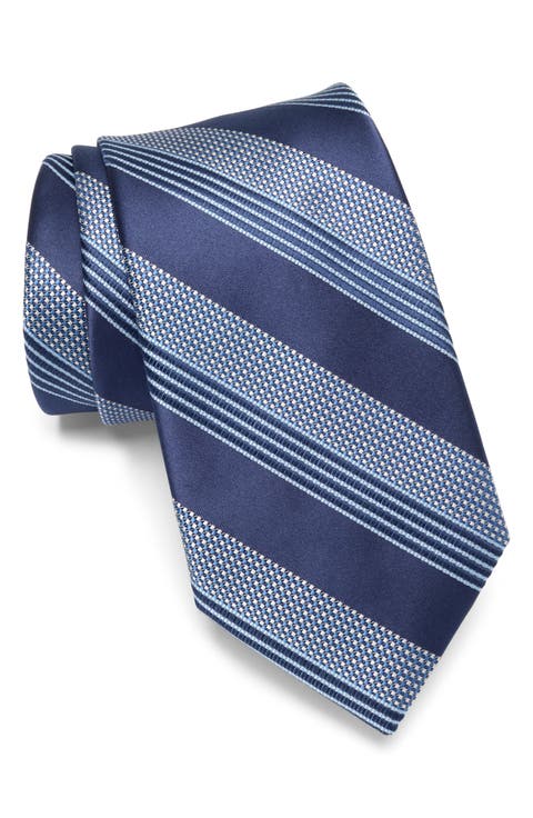 Escalet Stripe Jacquard Tie