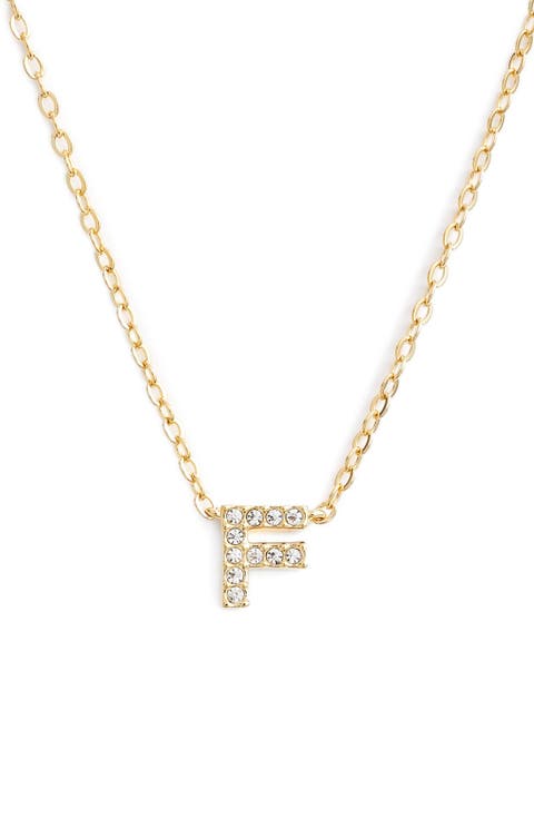 Initial Pendant Necklace