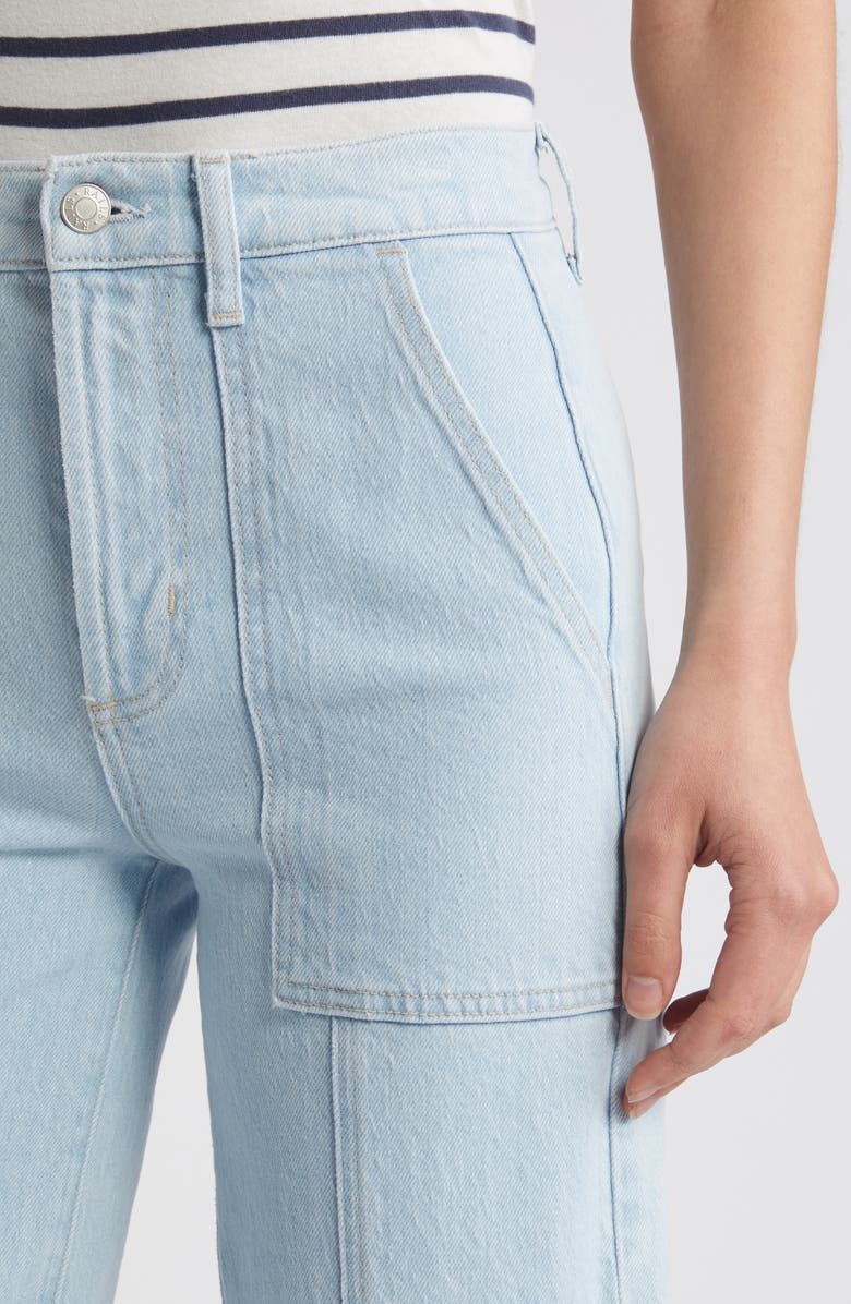 Rails Getty High Waist Crop Utility Jeans, Alternate, color, Oceanview