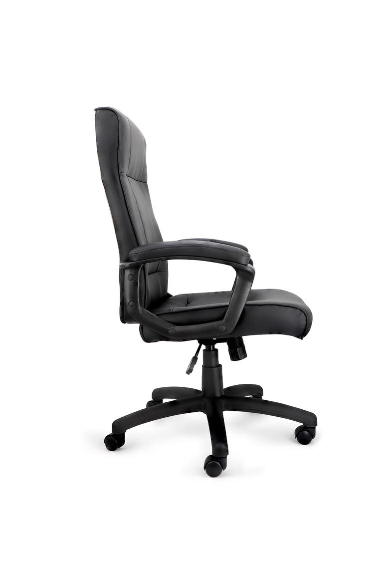 High Back Adjustable Office Chair, Alternate, color, Black