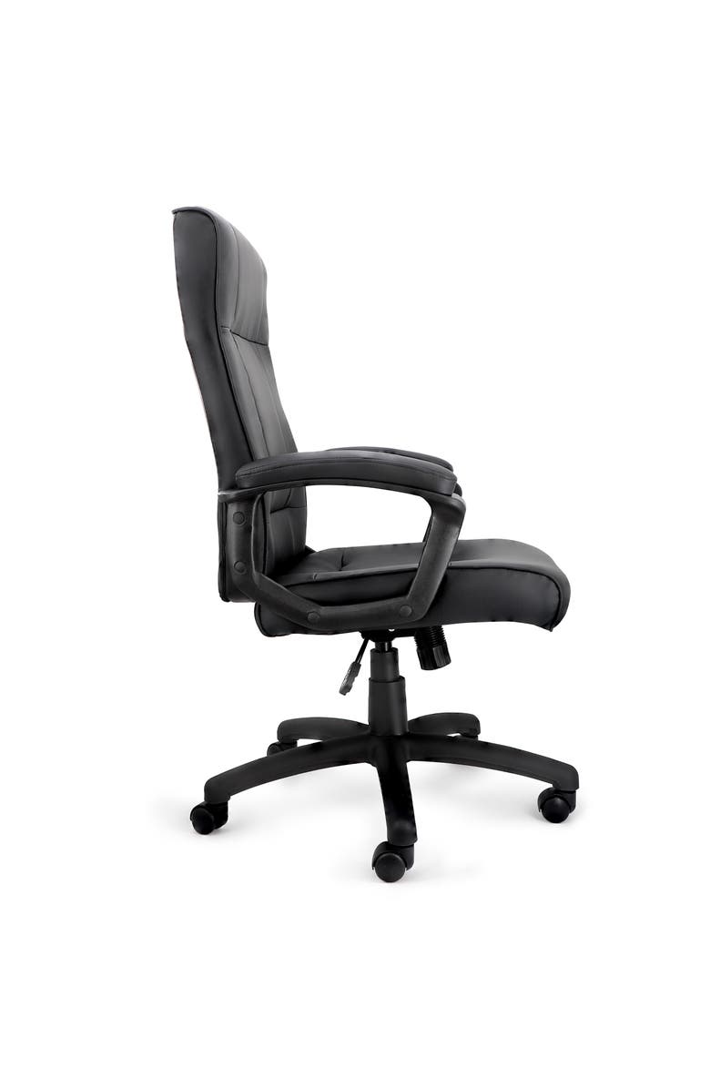 Elama High Back Adjustable Office Chair, Alternate, color, Black