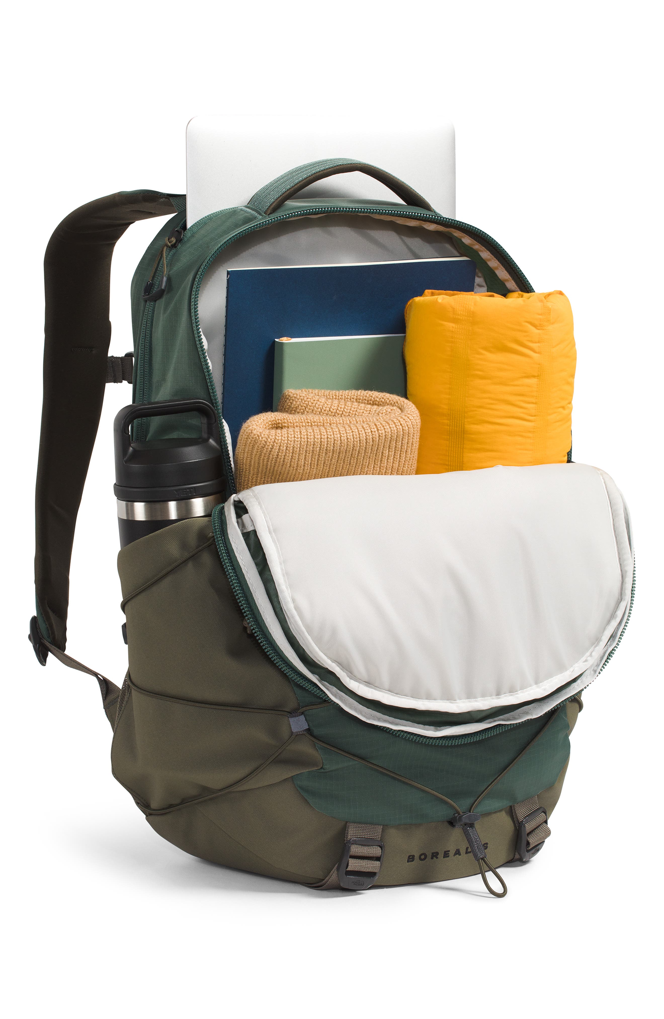 Kids' Borealis Backpack, Alternate, color, DUCK GREEN/ NEW TAUPE GREEN