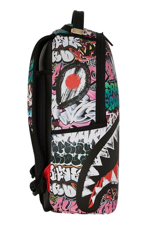 Sprayground Kids' Split Cybershark Dlxsv Backpack In Multi