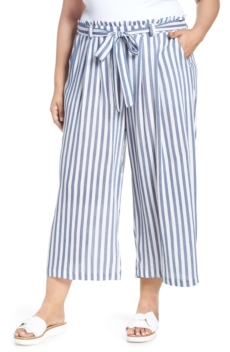 GIBSONLOOK Gibson x Hi Sugarplum! Sedona Wide Leg Ankle Pants, Main, color,