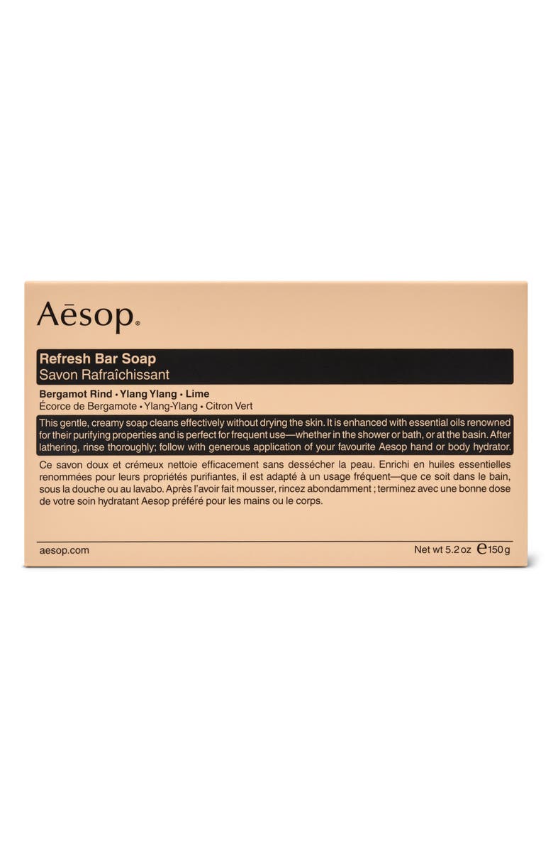 Aesop Refresh Bar Soap, Alternate, color, 