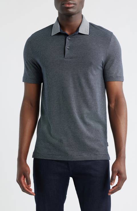 Pitton Slim Fit Mercerized Cotton Polo
