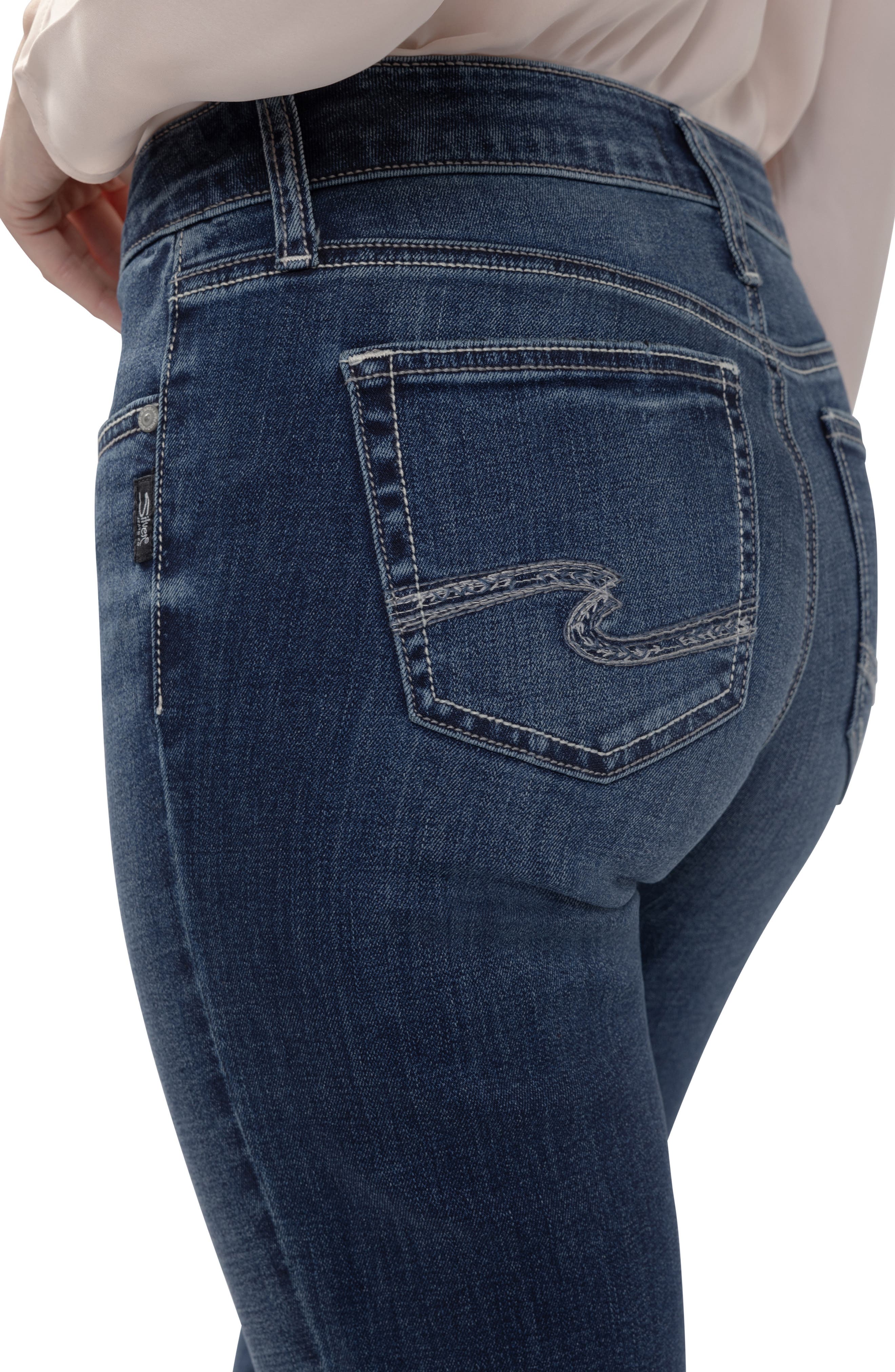Silver Jeans Co. Suki Curvy Mid Rise Straight Leg Jeans (Women) | Nordstrom
