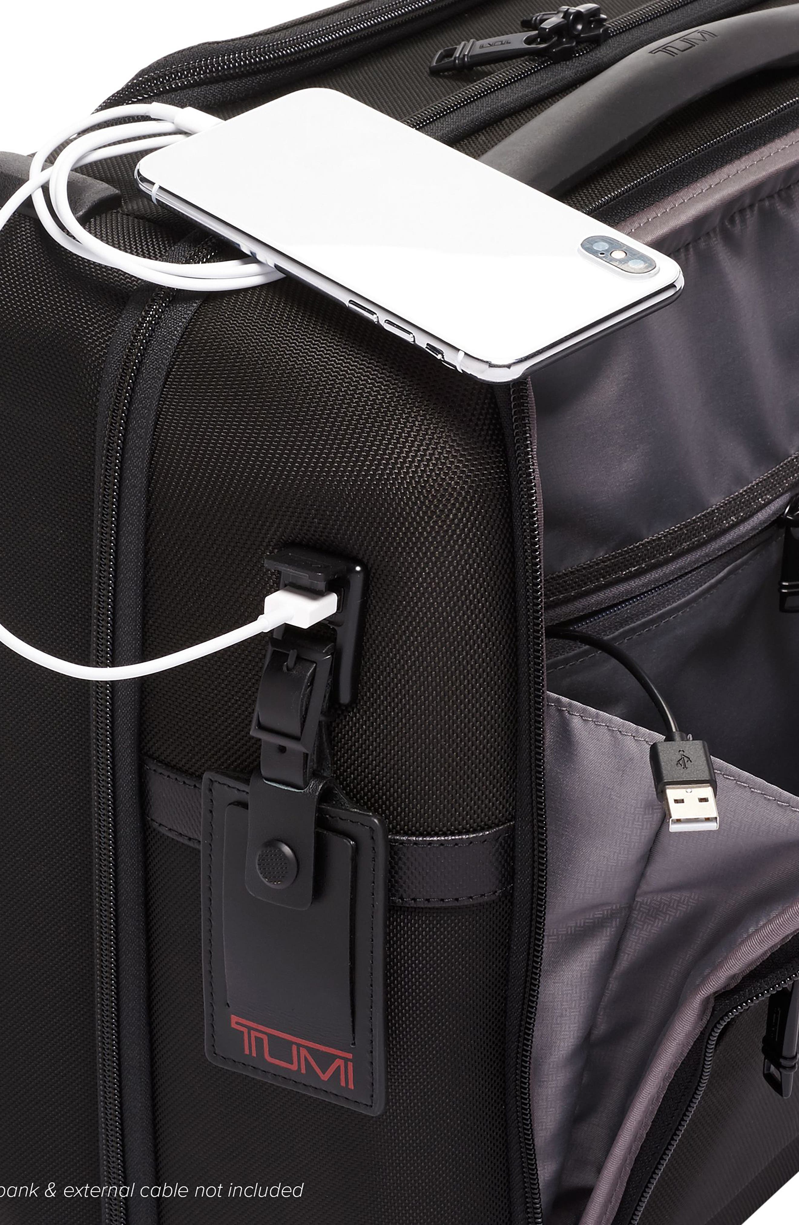 TUMI Alpha 3 Collection Compact 4-Wheel Laptop Briefcase, Alternate, color, Black