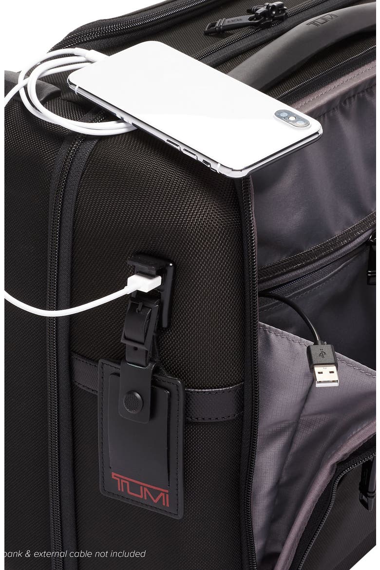 Alpha Compact Carry-On, Alternate, color, BLACK