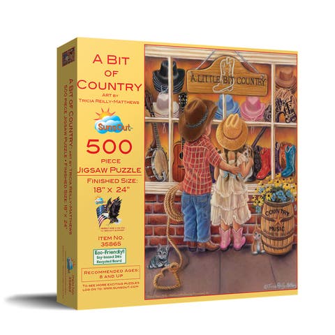A Bit of Country 500 piece Jigsaw Puzzle for Adults