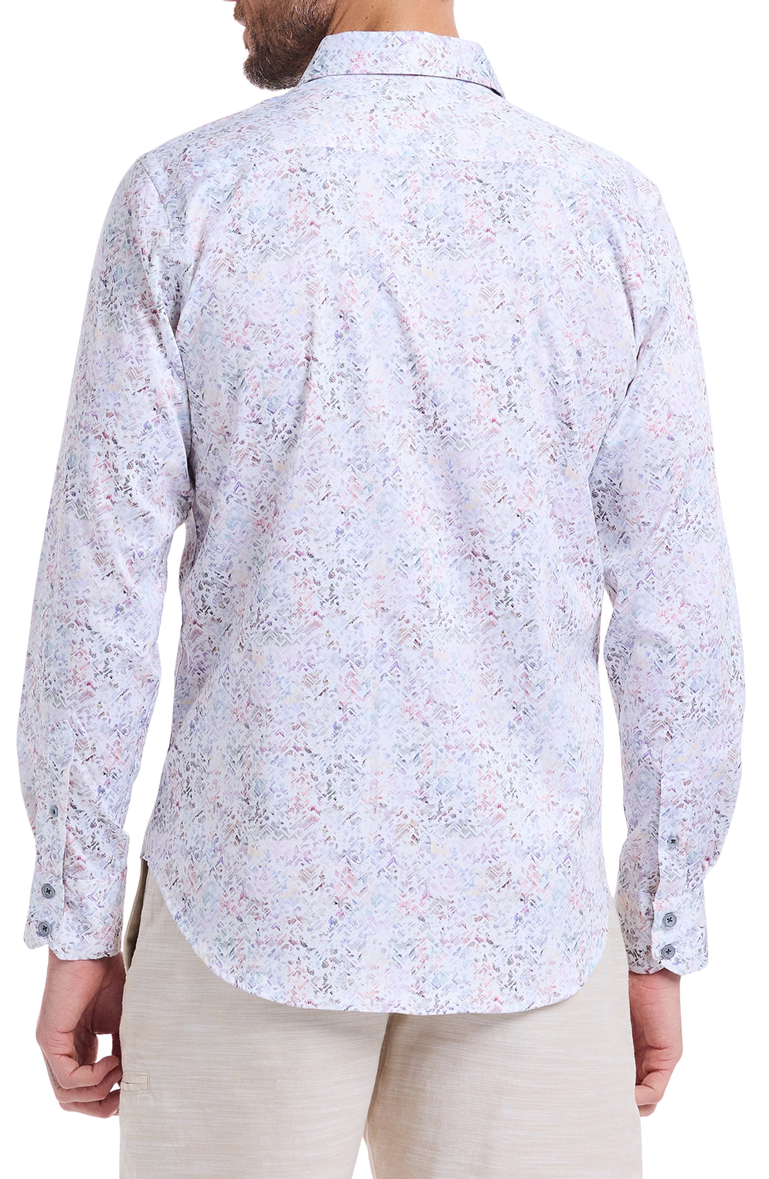 Liverpool Stretch Cotton Button-Up Shirt - image 2