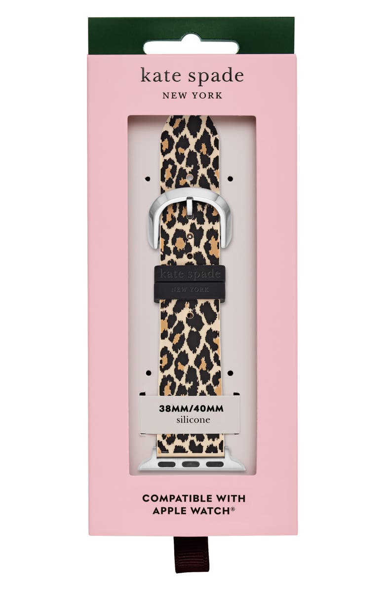 Kate Spade New York silicone Apple Watch<sup>®</sup> watchband, Alternate, color,