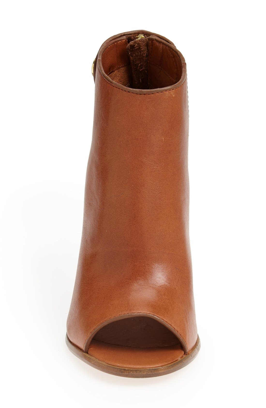 'Labelle' Leather Bootie, Alternate, color, CINNAMON