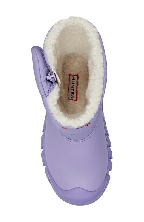 Hunter Kids' Intrepid Snow Boot In Purple