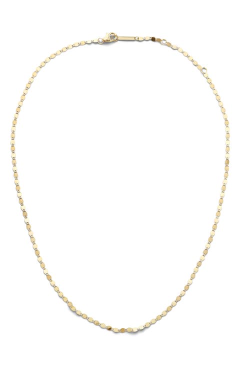 Petite Nude 14K Gold Chain Choker Necklace