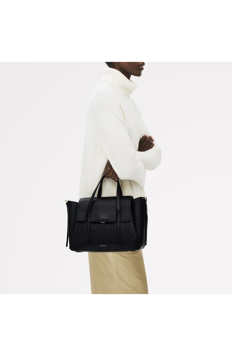 Radley The Chancery Medium Flapover Satchel Bag, Alternate, color, Black
