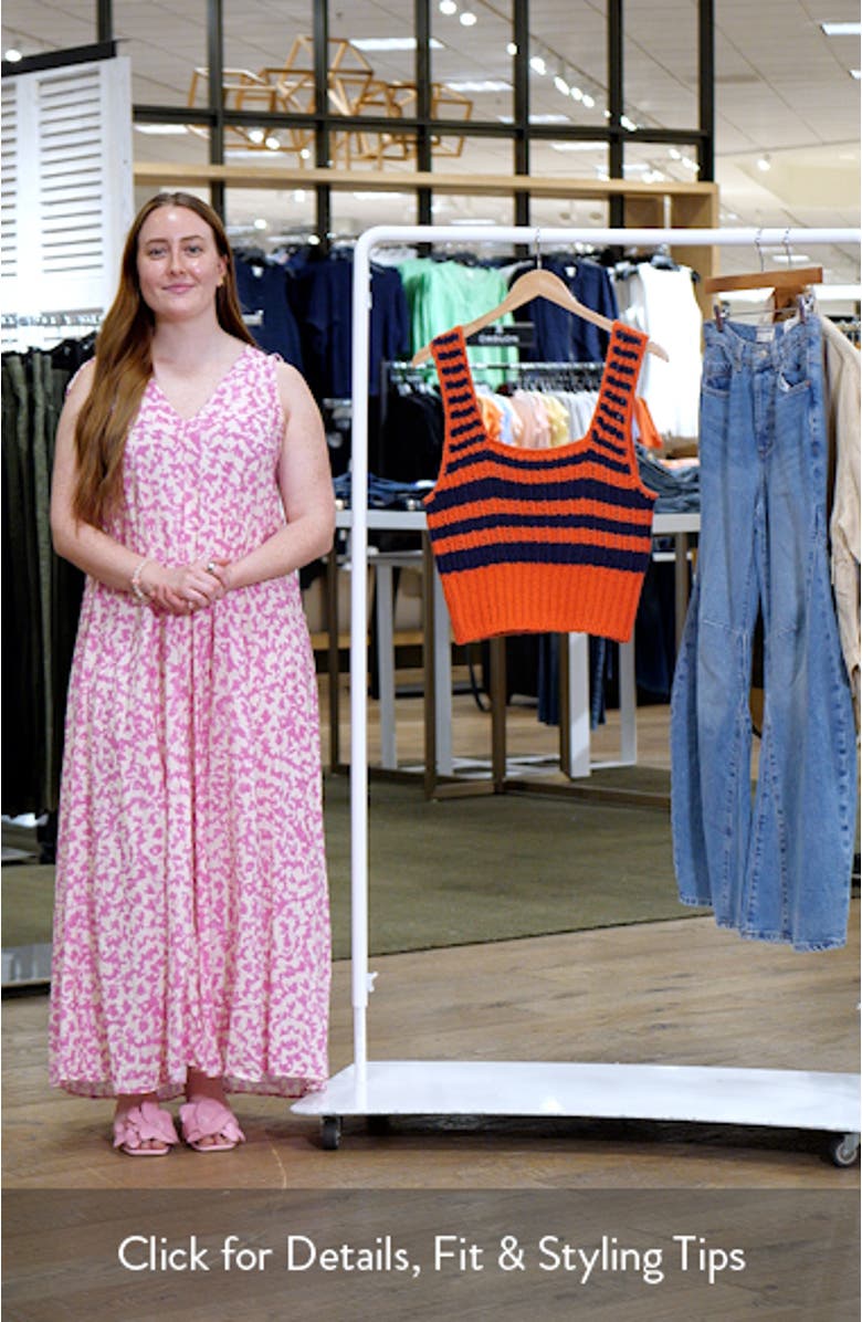 Stripe Sweater Tank, sales video thumbnail