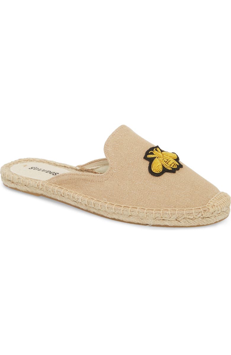 Soludos Bees Beaded Mule, Main, color,