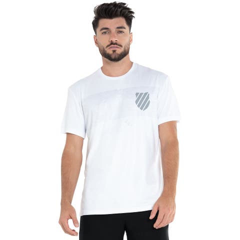 Luxe Tech Crew Mens Tennis Shirt