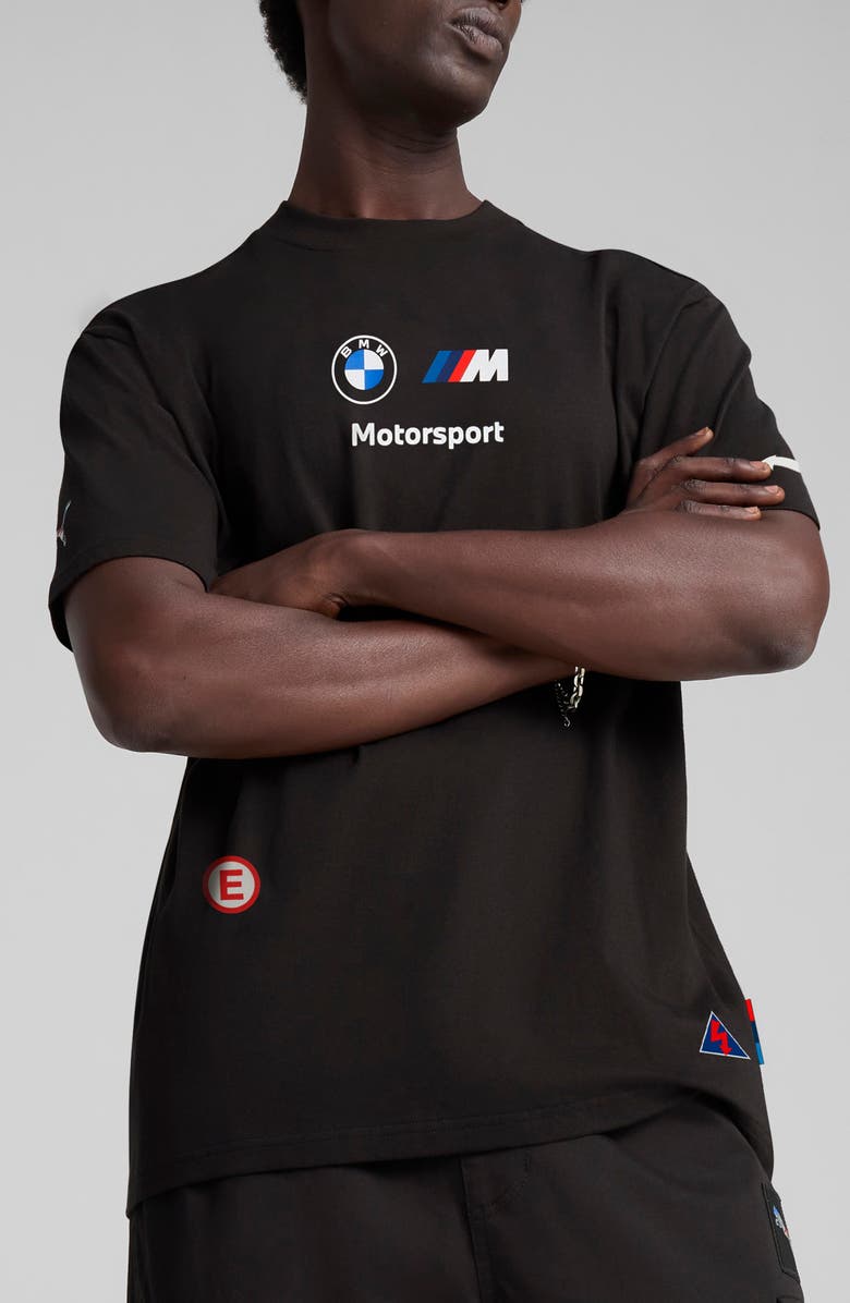PUMA BMW M Motorsport Badge Graphic T-Shirt, Main, color, Puma Black
