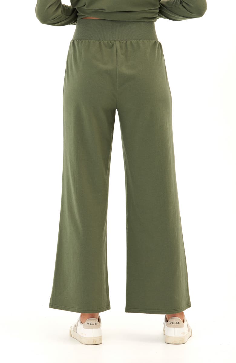 Threads 4 Thought Shiloh Pleated Fleece Wide Leg Pants, Alternate, color, 