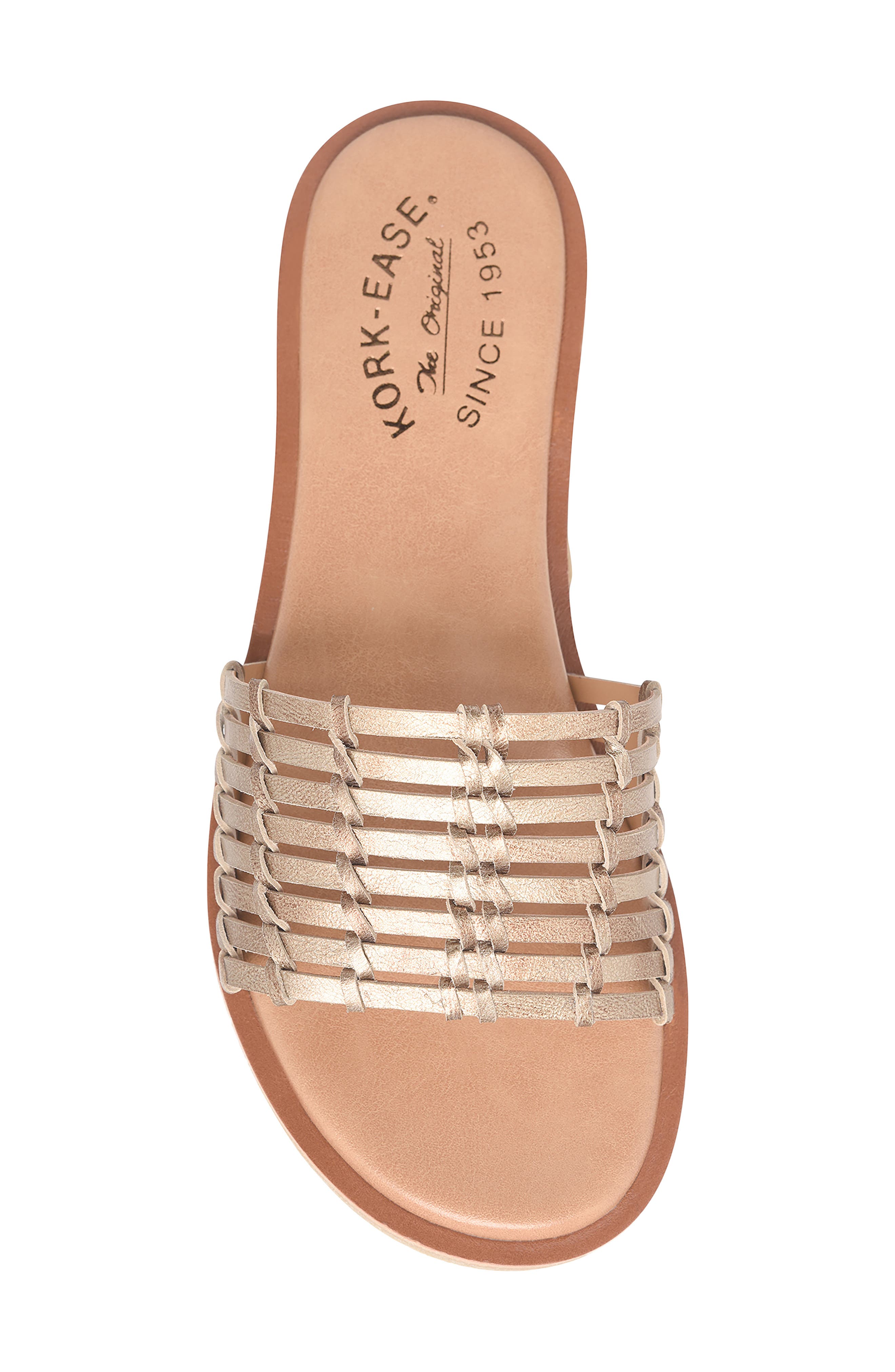 Kork-Ease<sup>®</sup> Deja Slide Sandal, Alternate, color, Bronze Metallic