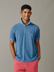 Aubin Lusby Short Sleeve Pique Polo Shirt