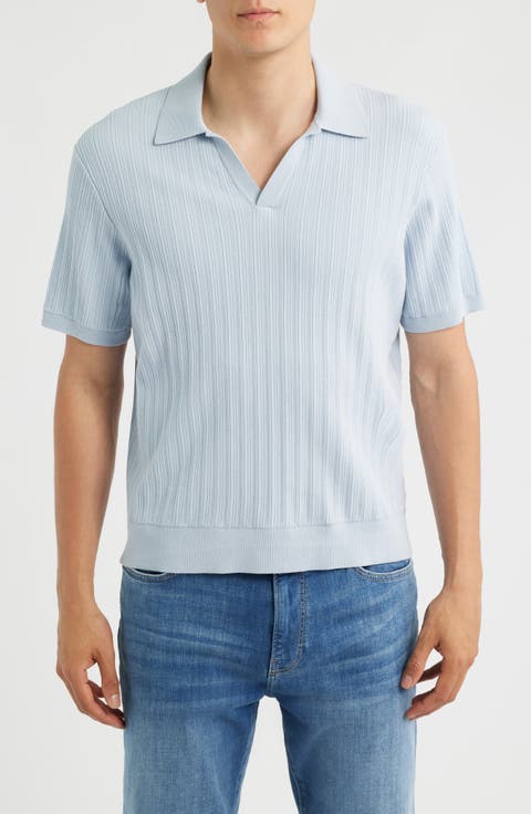 Siena Textured Cotton Blend Polo