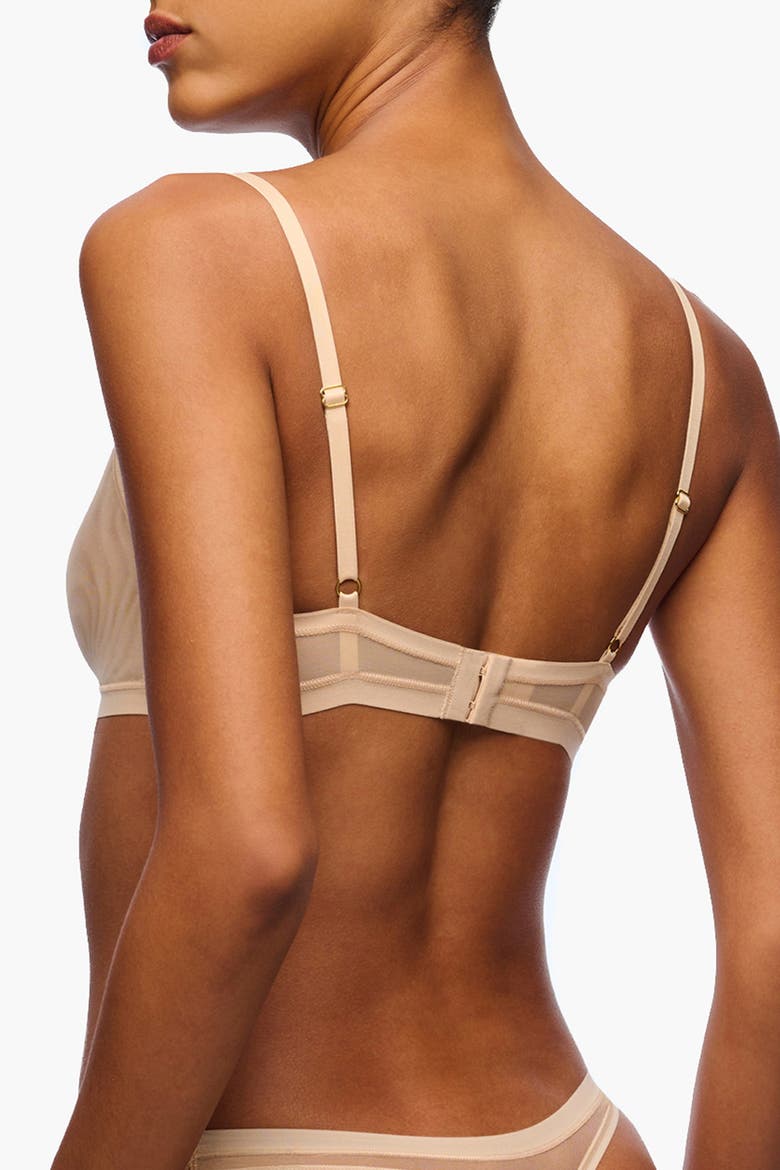 Soire Iconic Bralette, Alternate, color, Sabbia