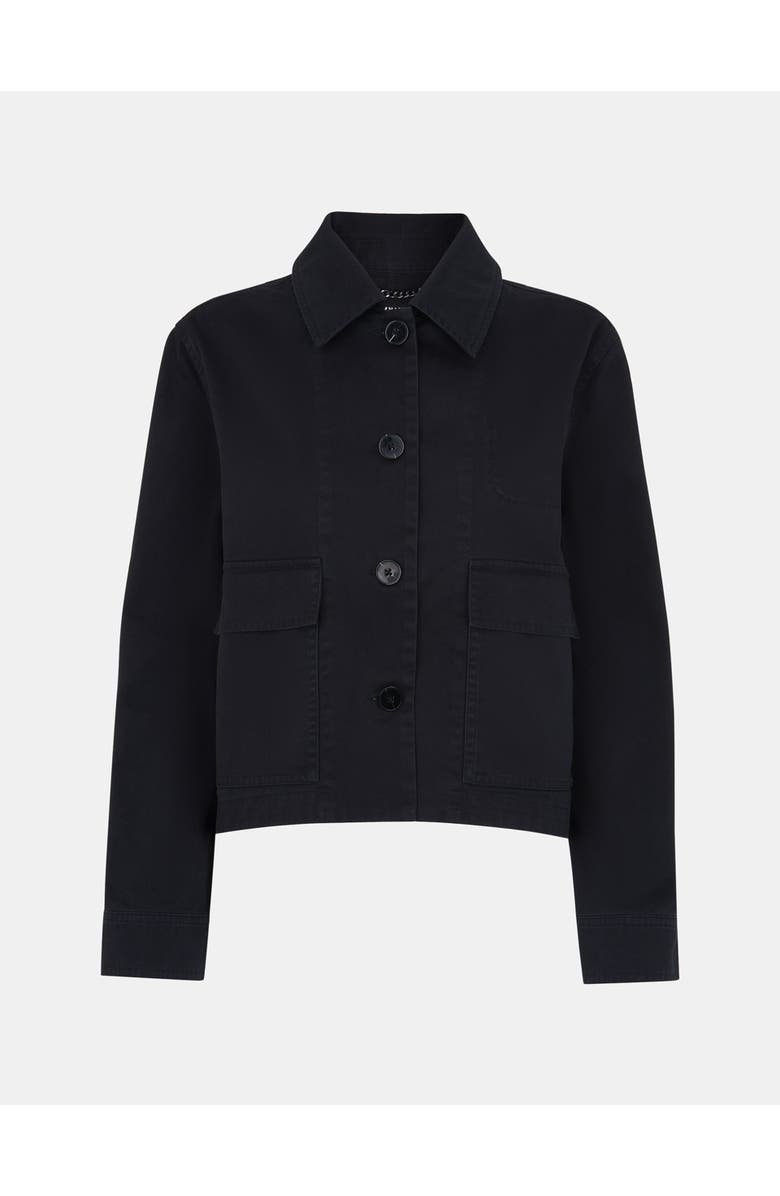 Whistles Marie Casual Jacket, Alternate, color, Washed Black
