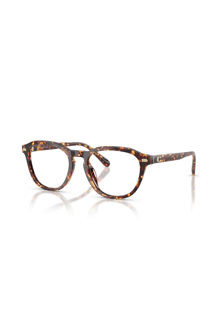 53mm Square optical glasses, Main, color, Tortoise